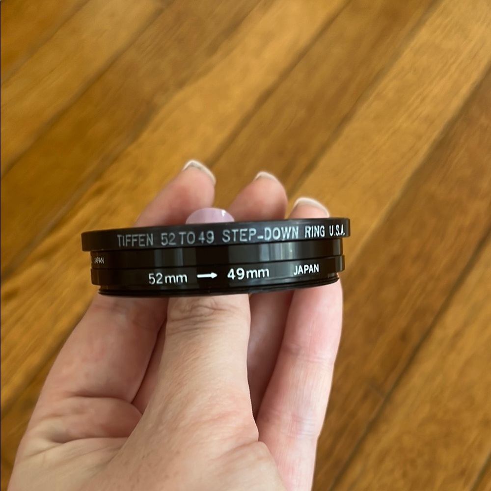 Tiffen 52 mm to 49mm Step Down Ring USA‎ Japan Camera